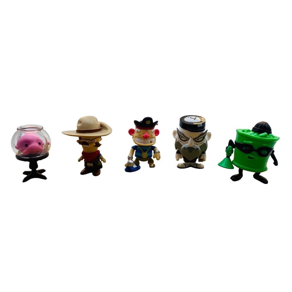 FGTeeV The Big Fig! Baggo Beans Raptain Hook Lone Garfunkle Blobby Fish Lot of 5
